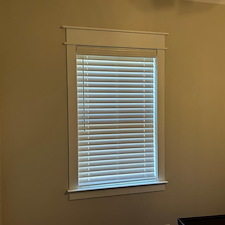 Stunning 2-1-2-inch-Faux-Wood-Blinds-and-Frosted-Glass-Privacy-Tint-on-Tubman-Rd-in-Appling-GA 1