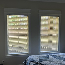 Stunning 2-1-2-inch-Faux-Wood-Blinds-and-Frosted-Glass-Privacy-Tint-on-Tubman-Rd-in-Appling-GA 2